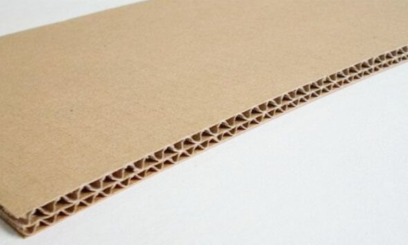 兩種性能不同的五層瓦楞紙板結構布設