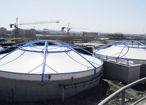 污水池膜結構中鋼構件的應用特點